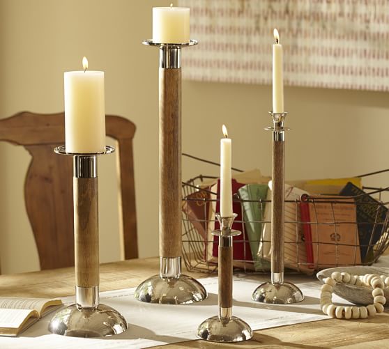 Rocklin Candle Holders Pottery Barn