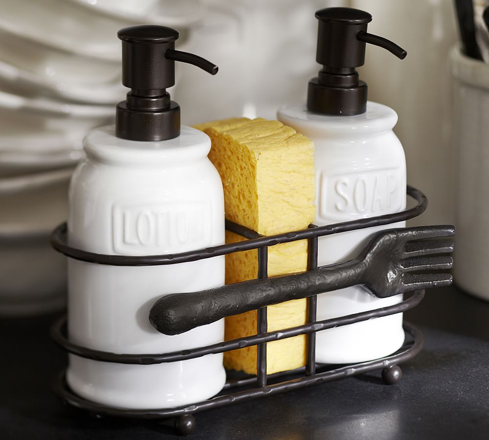 Cucina Fork Soap &amp; Lotion Caddy