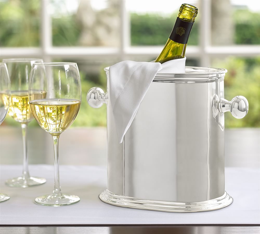 Hotel Silver-Plated Double Wine Cooler