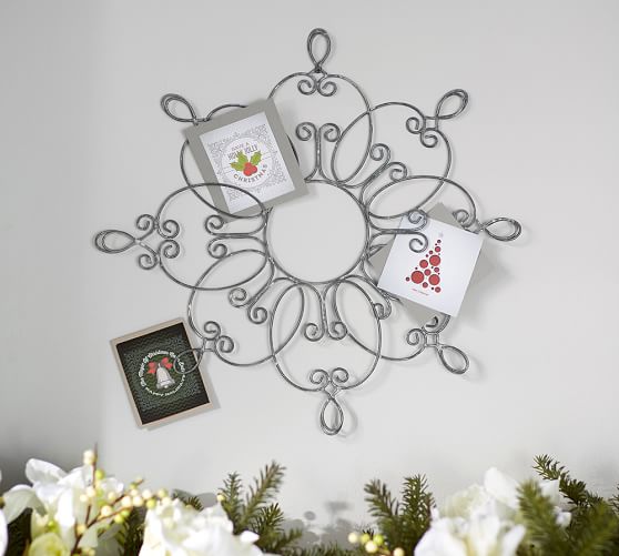 Snowflake Cardholder | Wall Decor | Pottery Barn