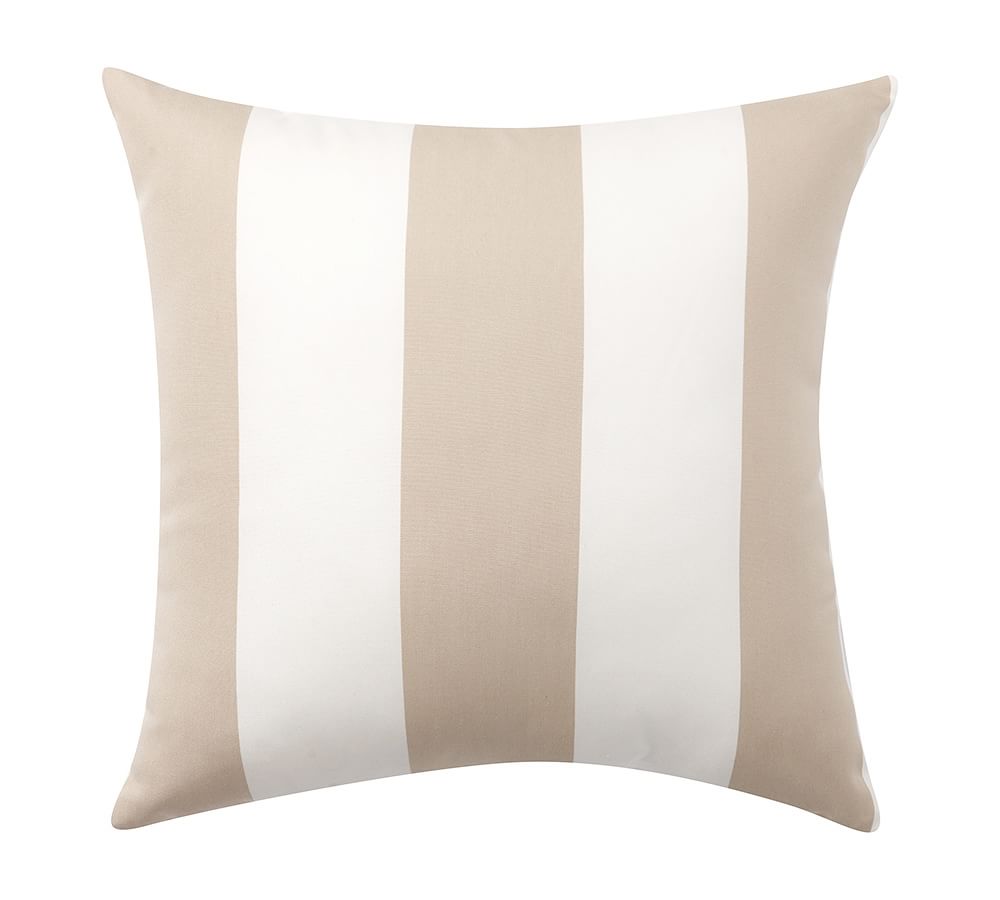 Sunbrella®, Awning Striped Outdoor Pillow, 18