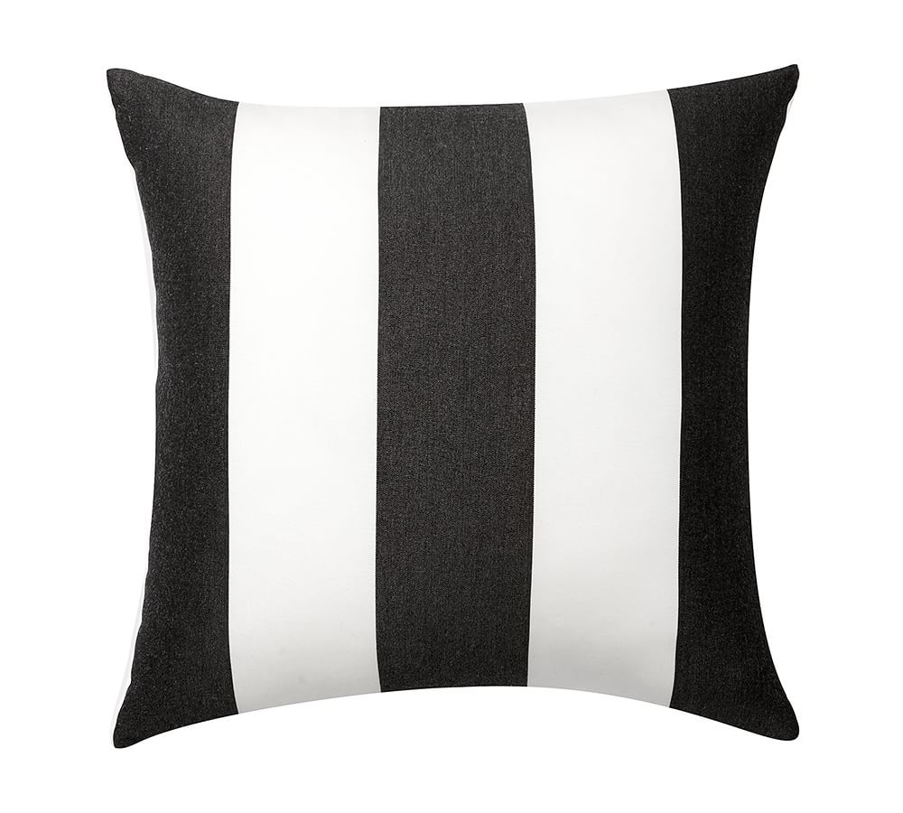 Sunbrella®, Awning Striped Outdoor Pillow, 18