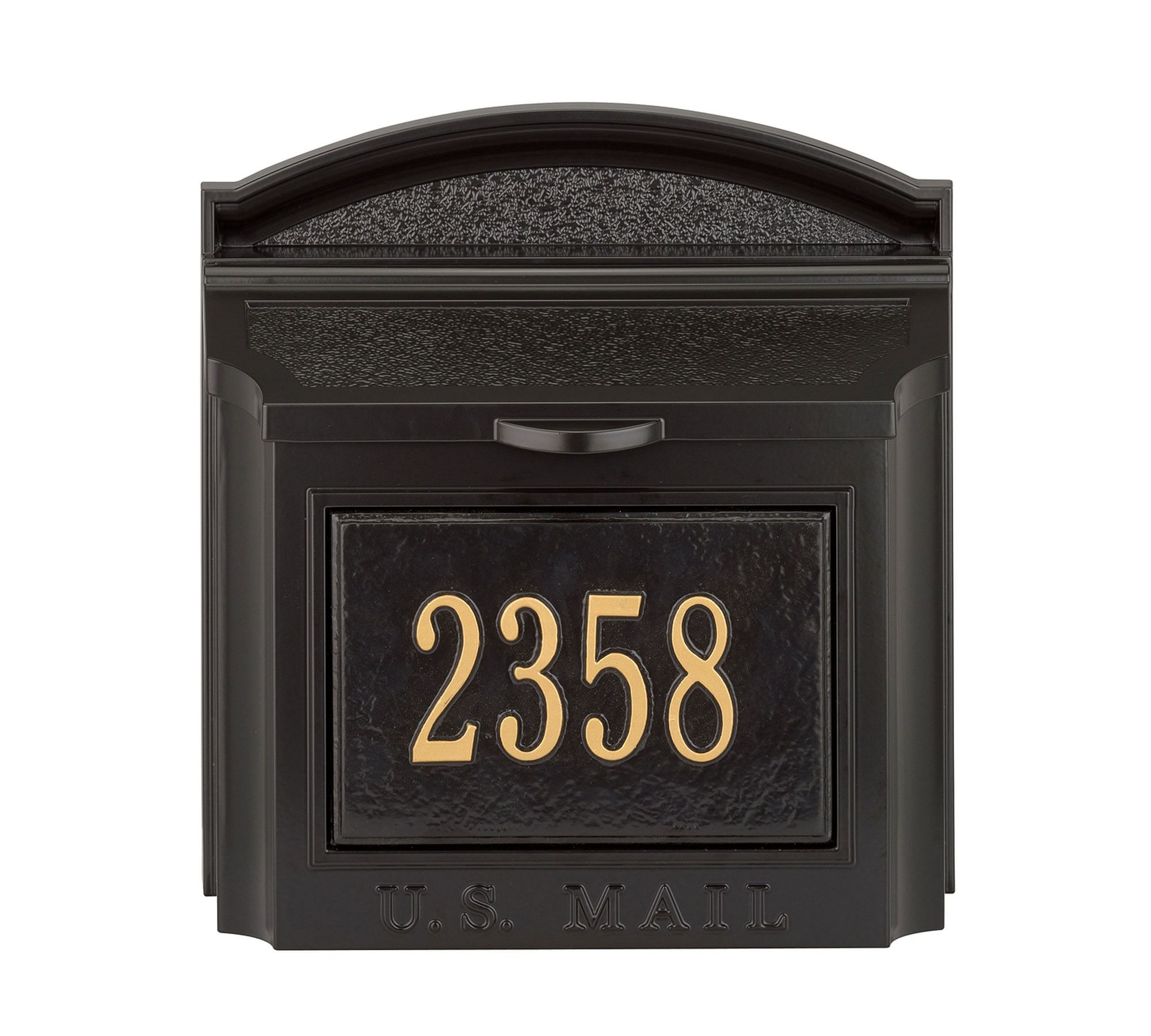 Wall Mailbox & House Numbers