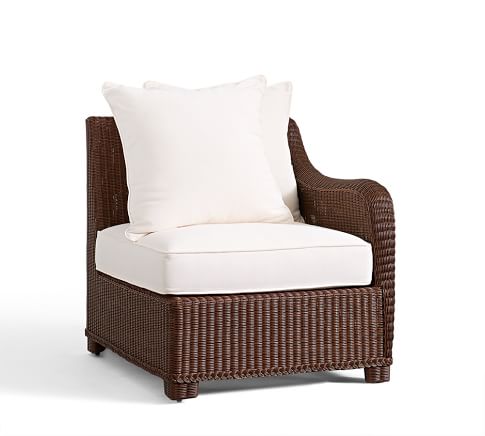 Right-Arm Sectional Chair with Cushion Set