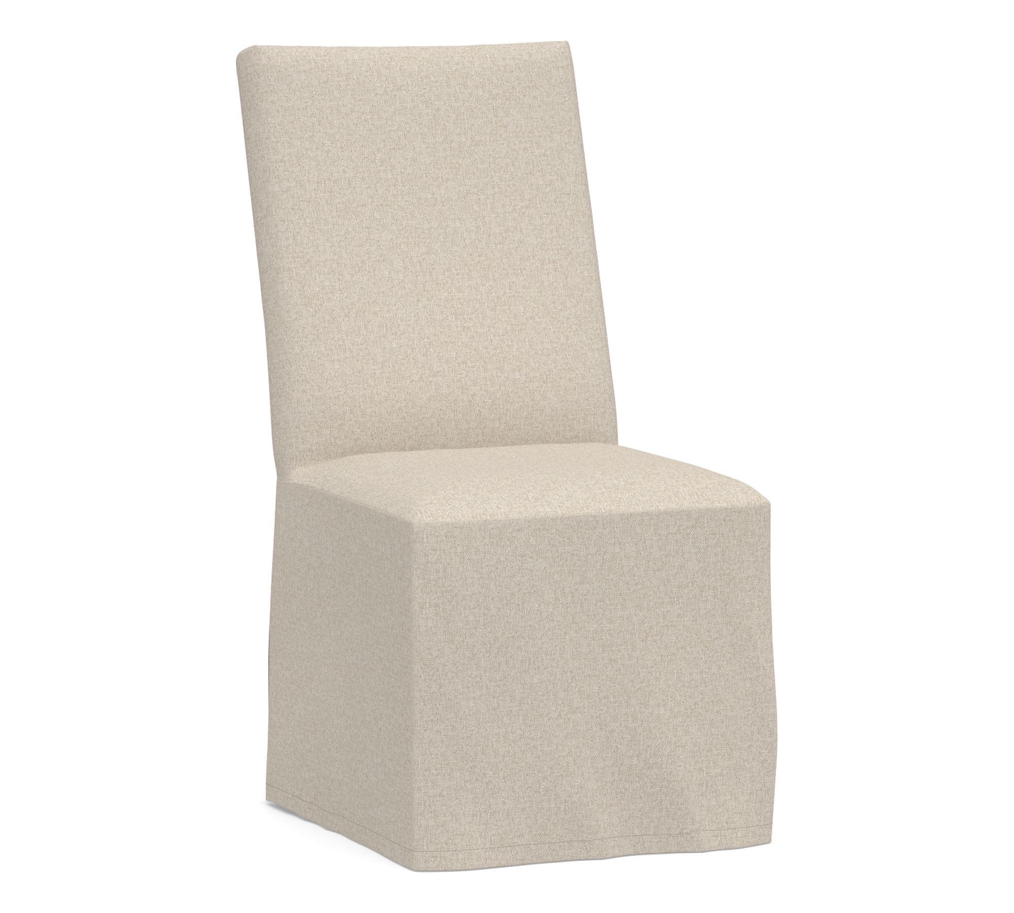 Open Box: PB Comfort Square Dining Side Chair Replacement Slipcovers