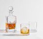 Figural Golf Decanter &amp; Double Old Fashioned Glasses
