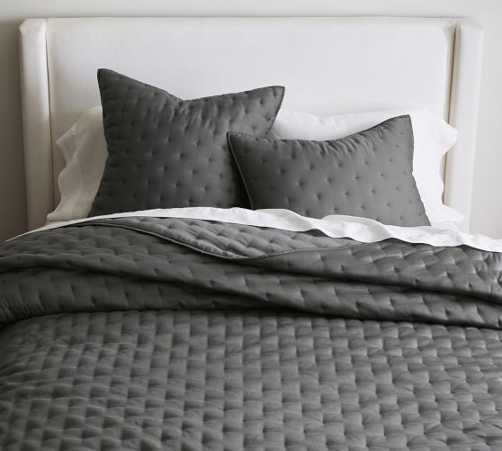 Gray Mist Tencel™ Quilt & Sham Pottery Barn