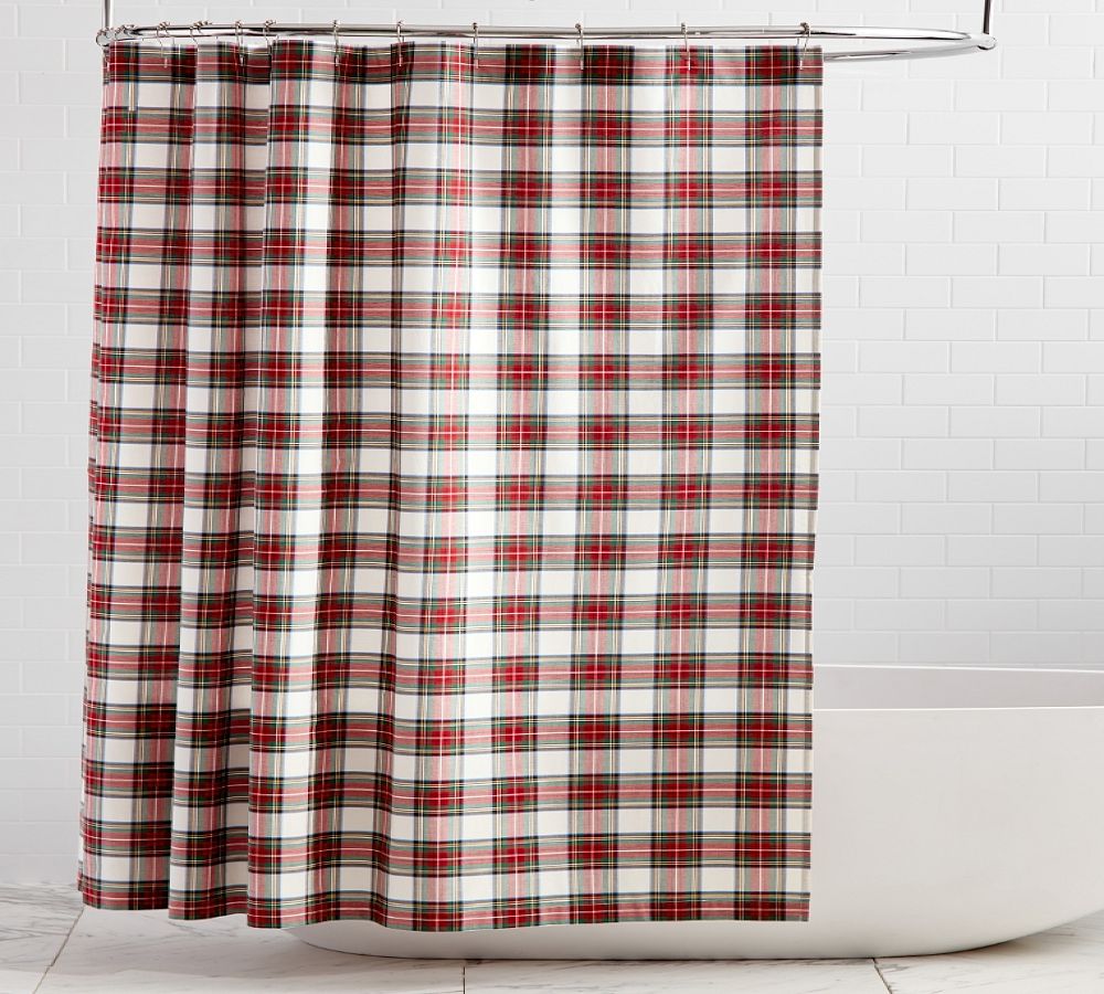 Stewart Plaid Shower Curtain