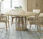 Anders Round Reclaimed Wood Pedestal Dining Table (48&quot;- 60&quot;)
