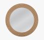 Rae Handcrafted 48&quot; Round Rope Mirror