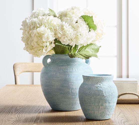 Buy Blue Pottery Shades of Glazed Bud Vase – Old to New Furniture