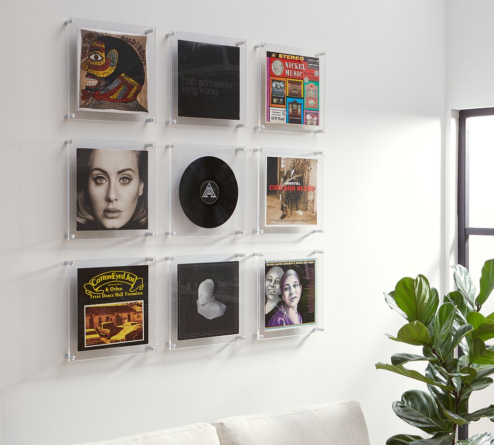 9-Piece Vinyl Acrylic Gallery Wall
