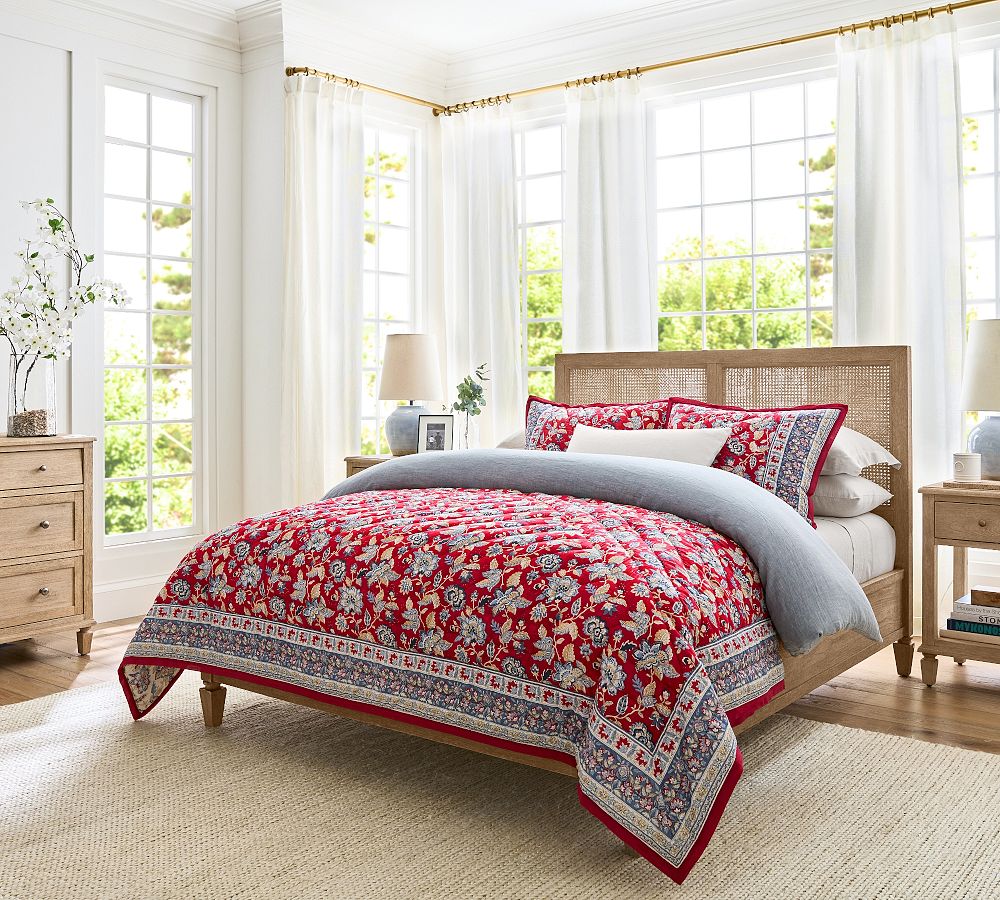 Scarlett Handcrafted Reversible Quilt &amp; Shams