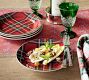 Stewart Plaid Stoneware Salad Plates - Set of 4