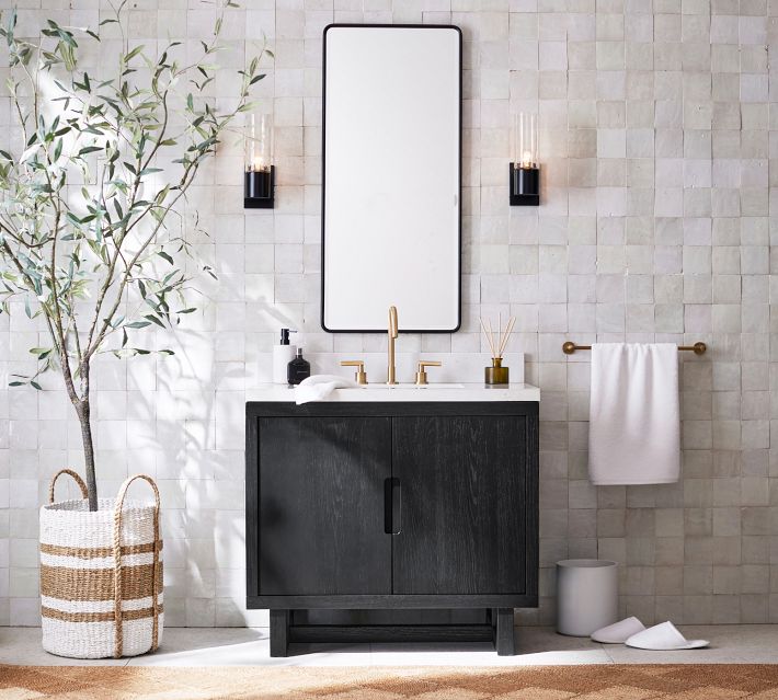 Pottery barn essential tube sconce deals