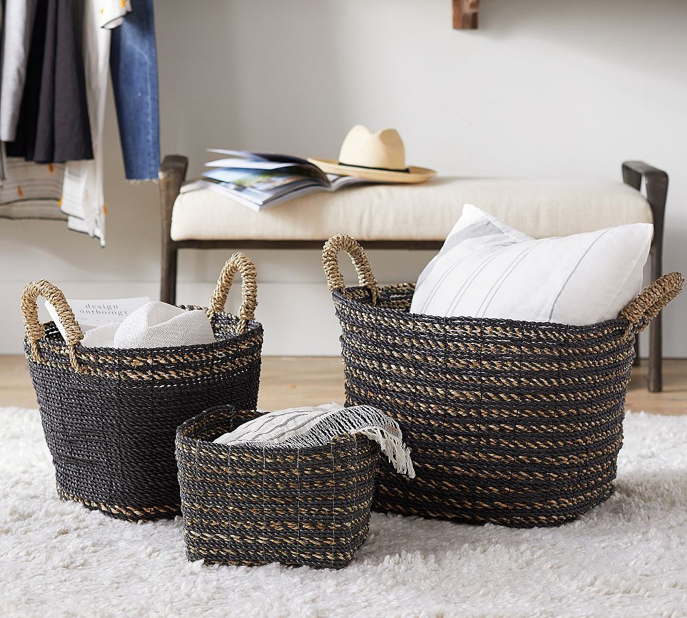 Asher Handwoven Seagrass Utility Basket