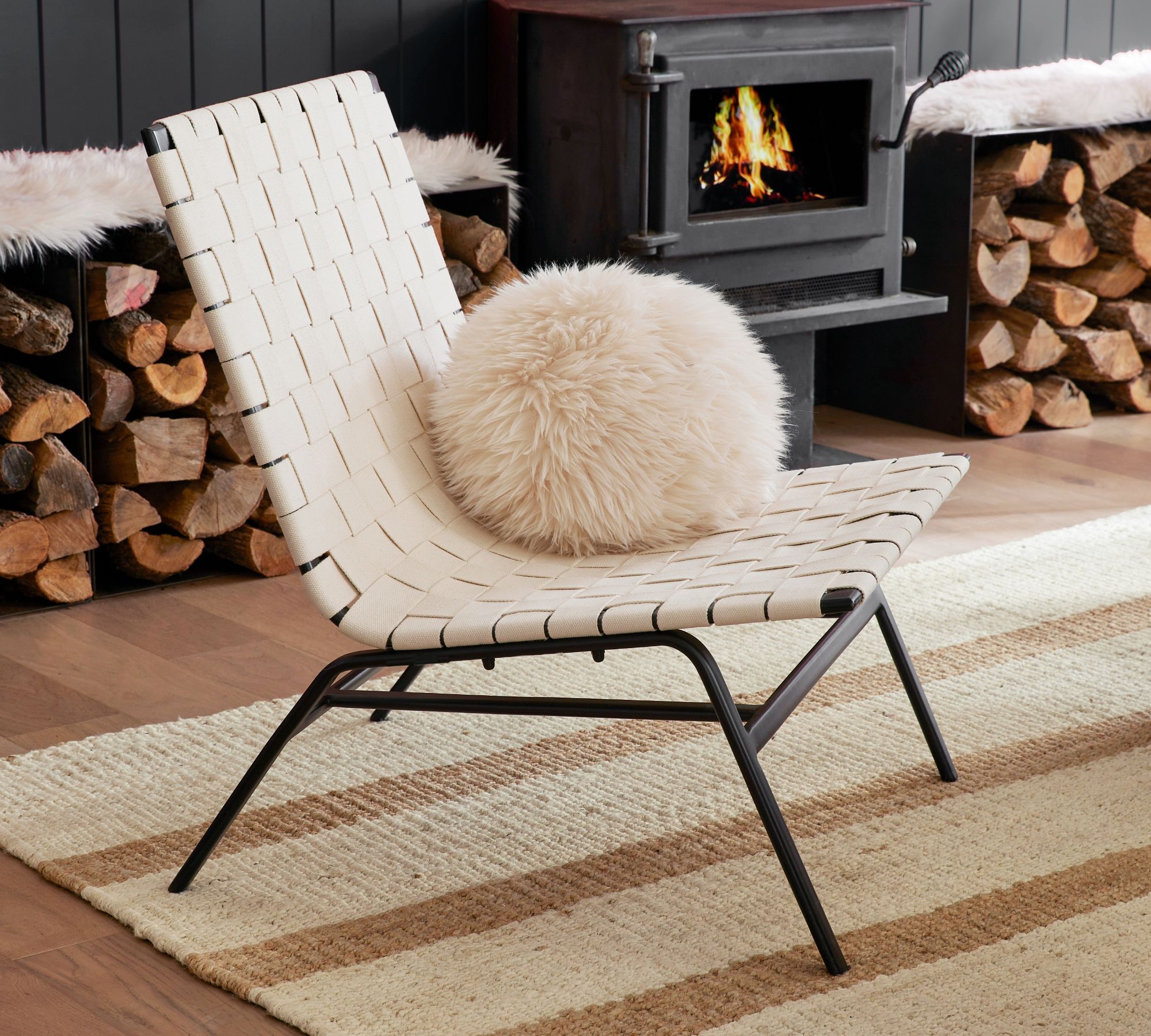 Shay Woven Accent Chair