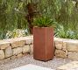 Pedestal Outdoor Planters - Corten Steel