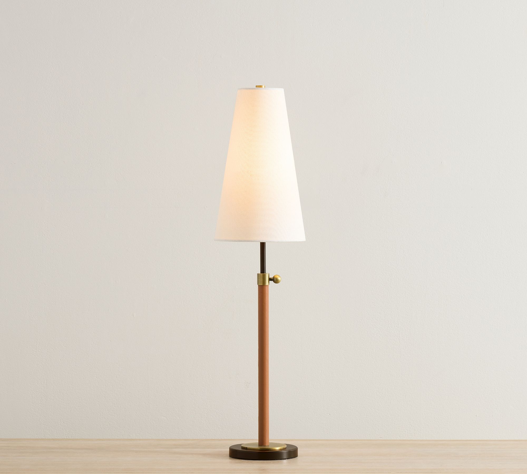 Harrison Leather Wrapped Table Lamp