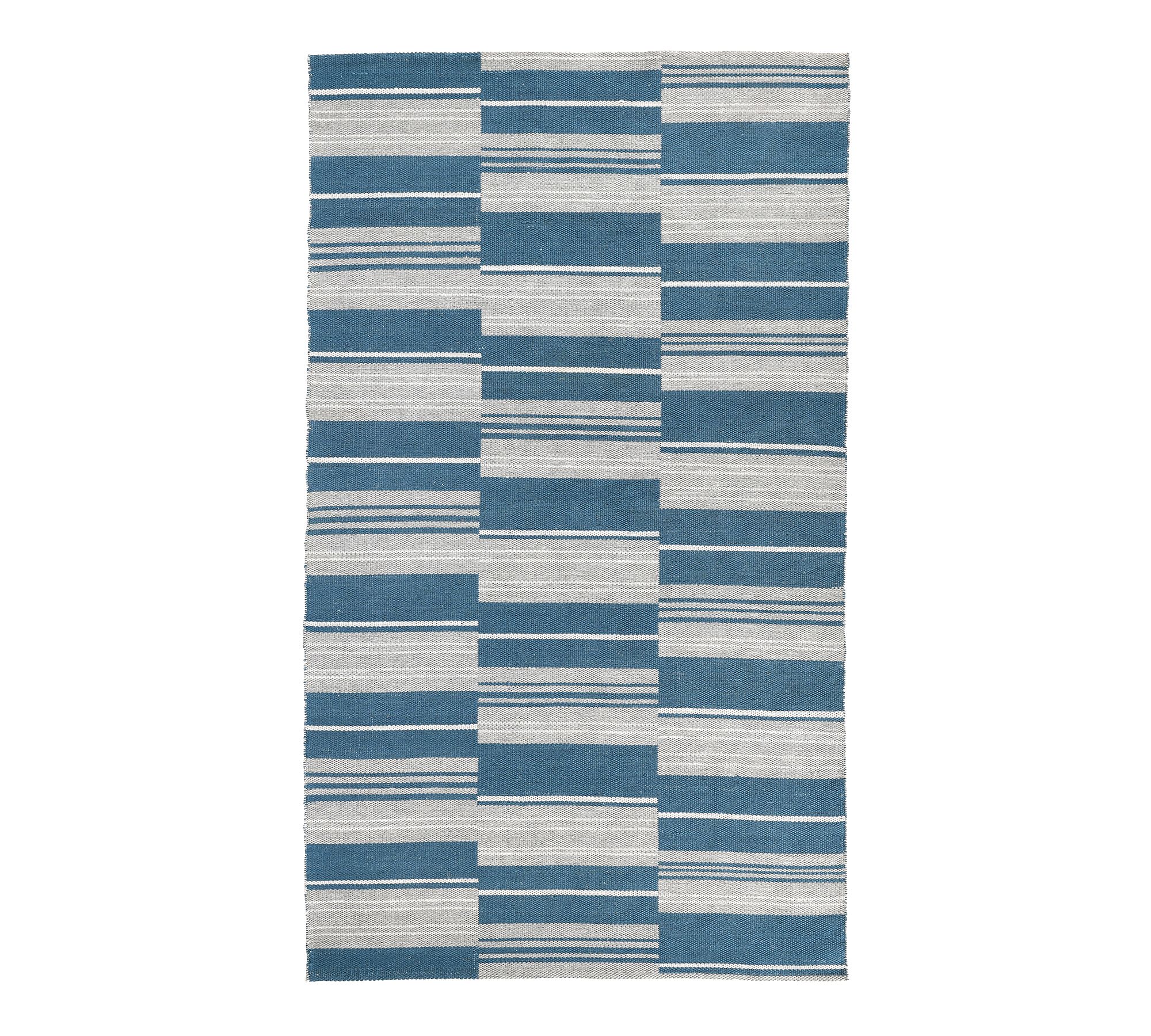 Daley Handwoven Striped Outdoor Performance Rug