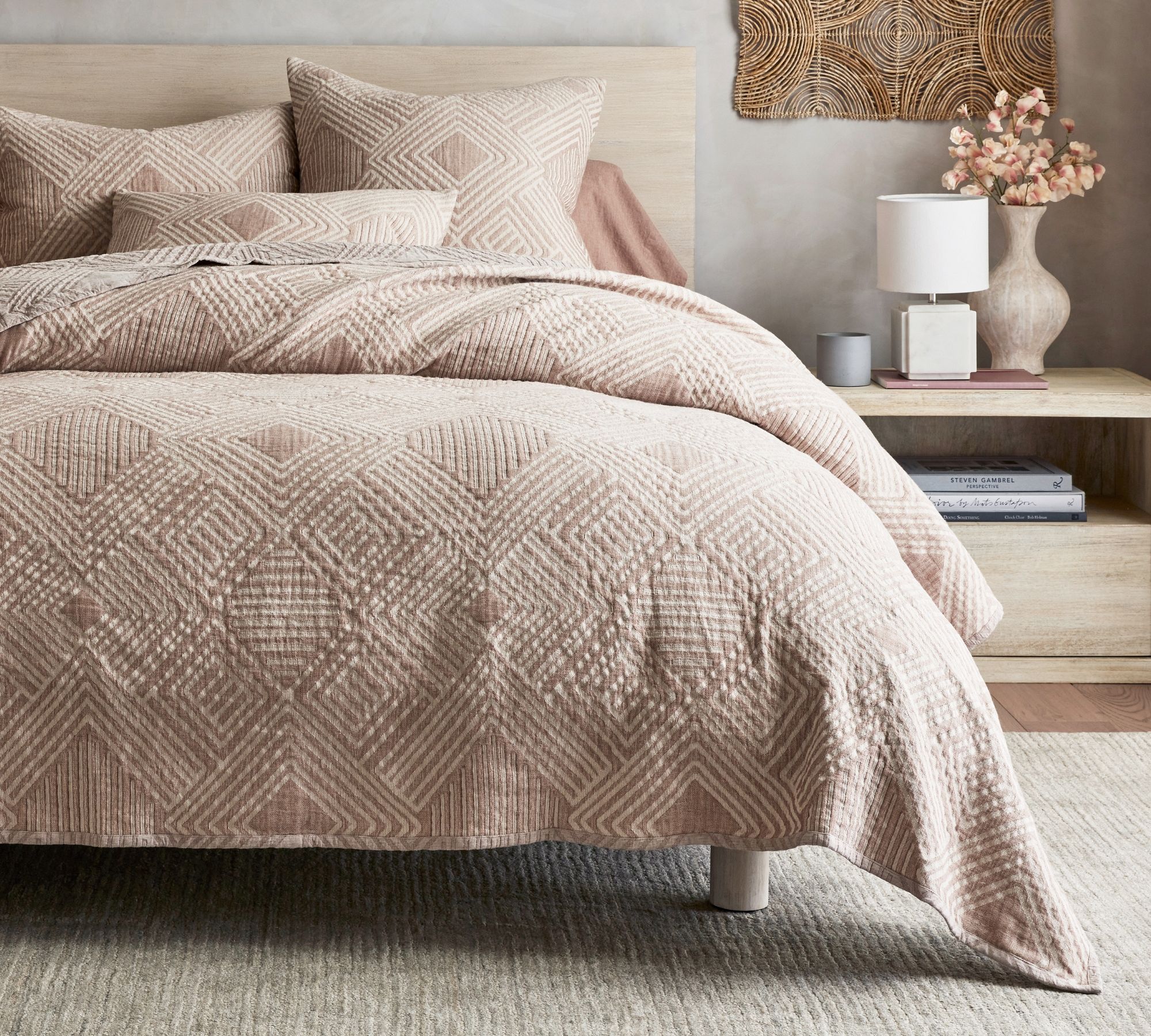 Sweet July Geo Coverlet