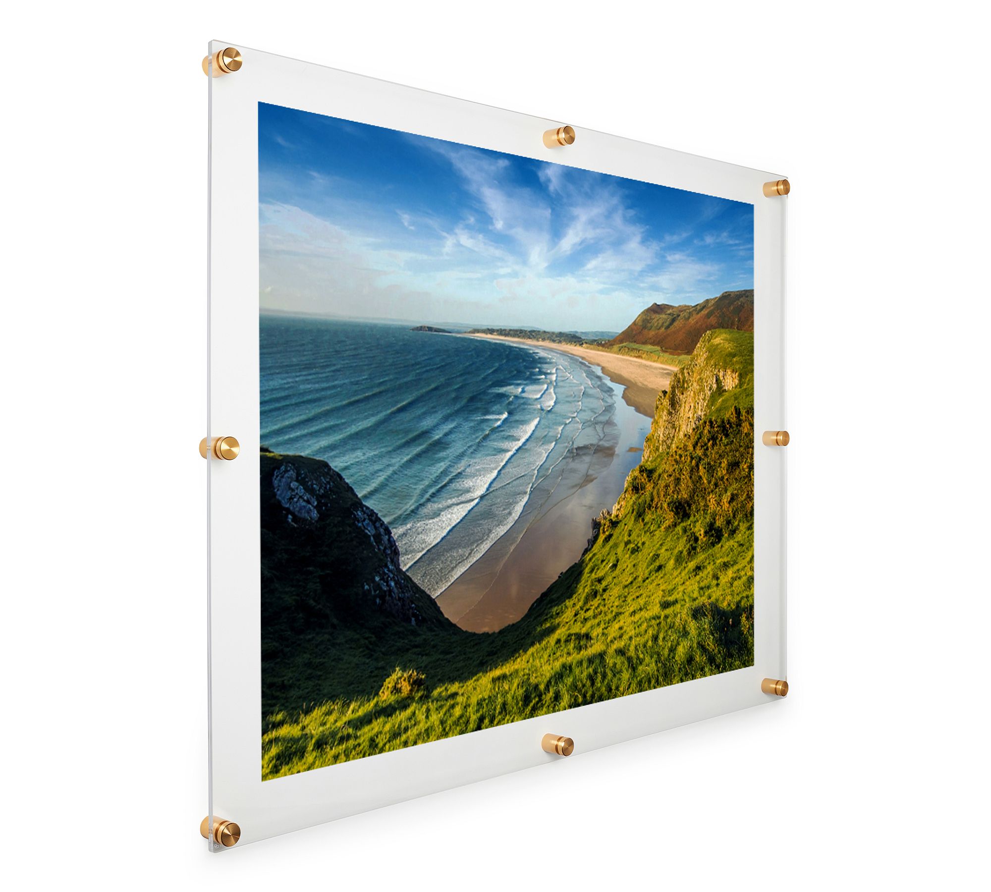 Acrylic Floating Double Panel Wall Frame