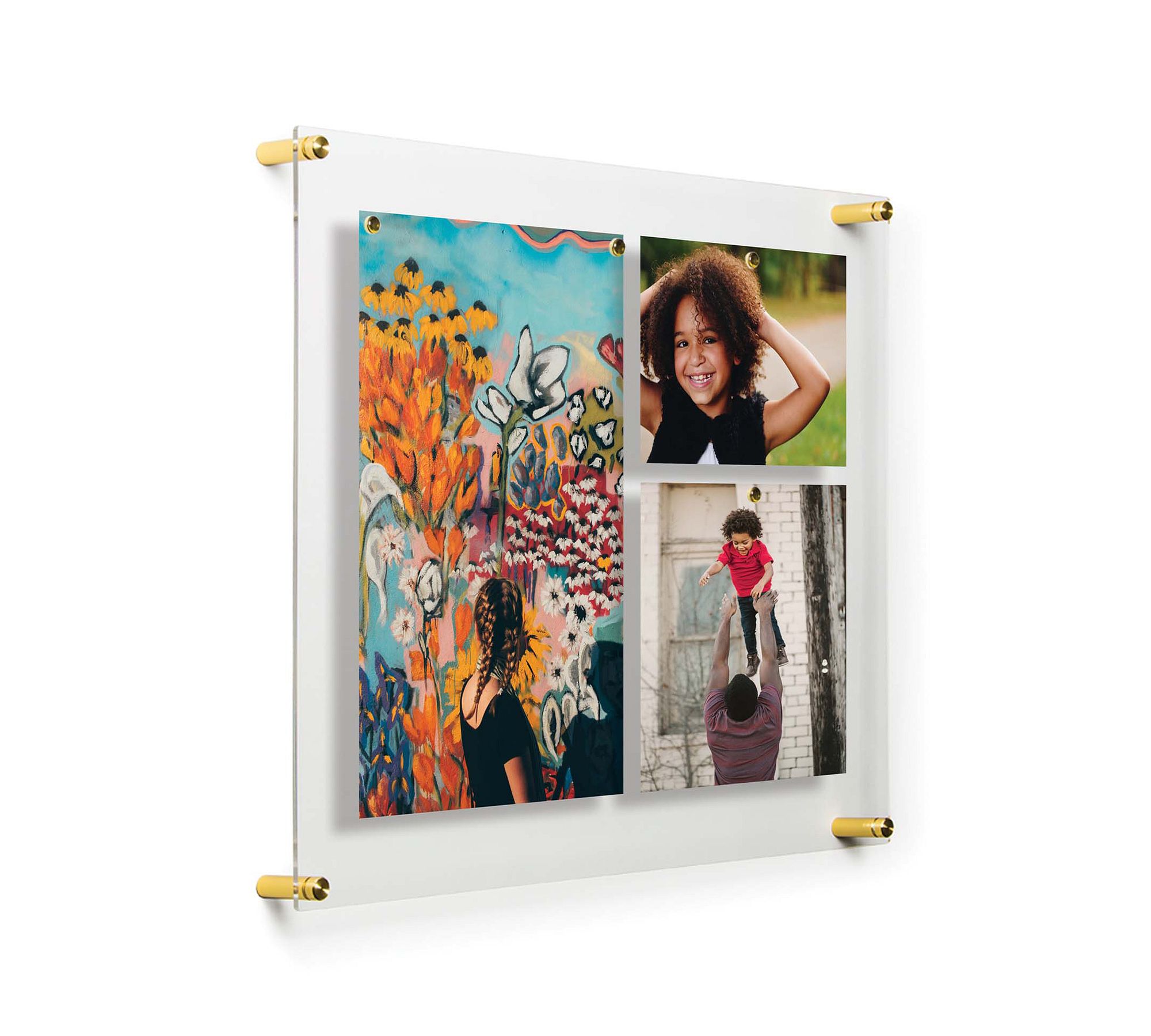 Acrylic Floating Single Panel Gallery Frames with Magnets