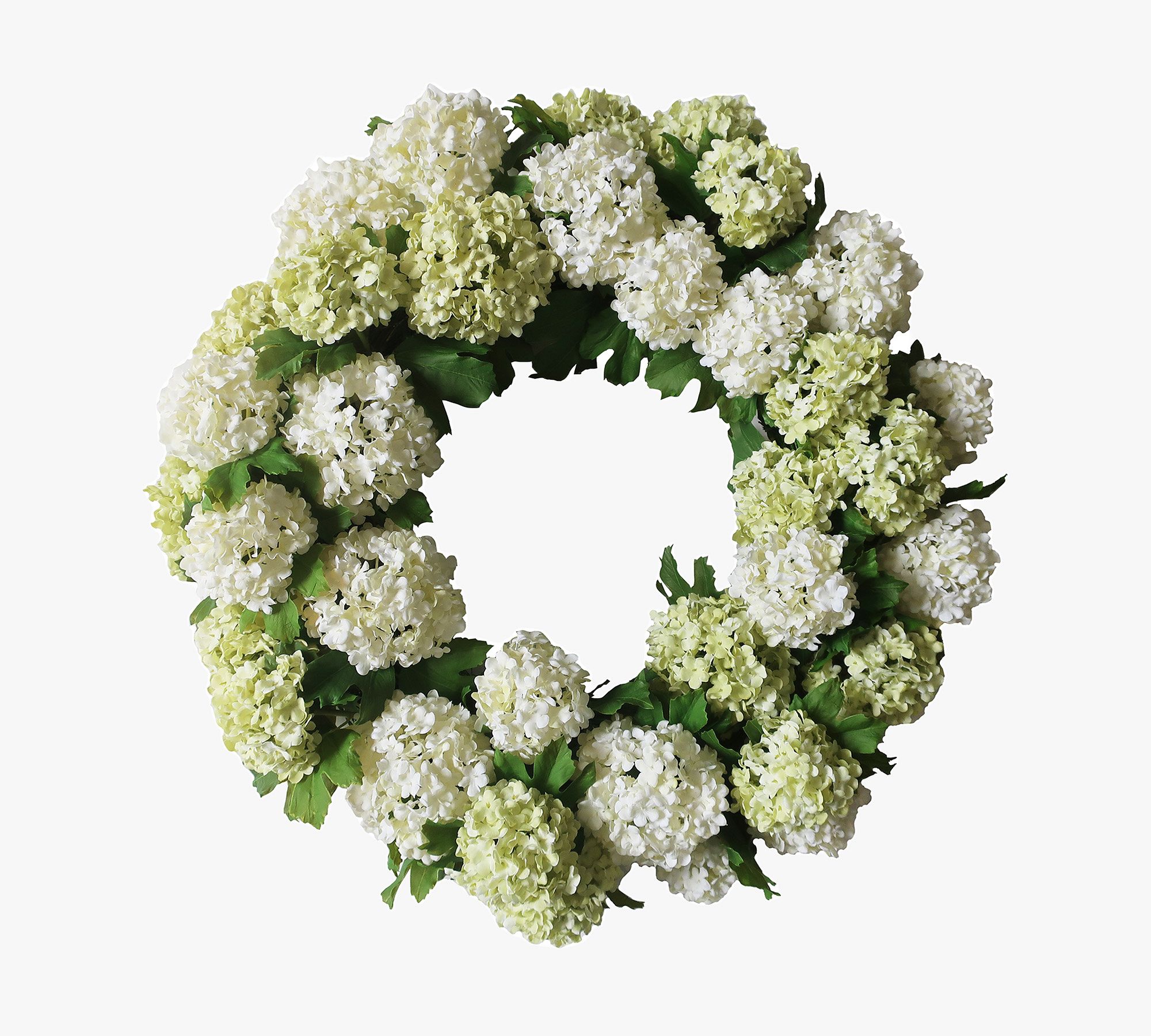 Faux Snowball Wreath