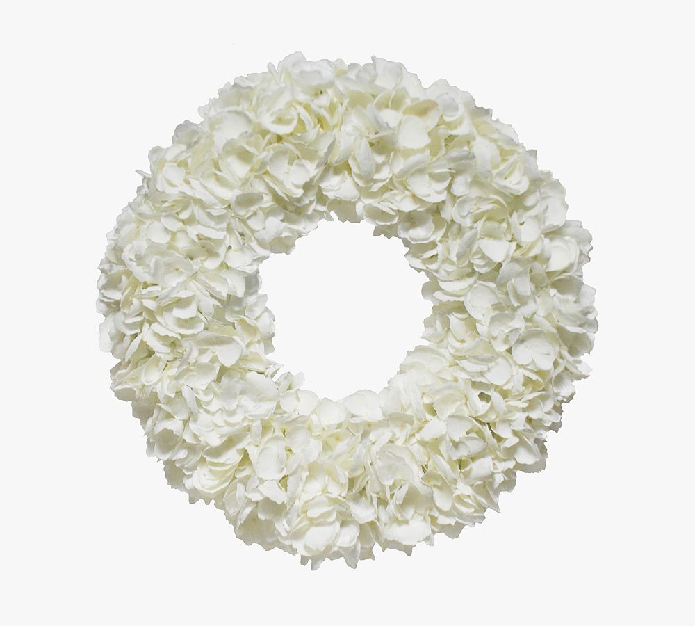 Faux Dried Hydrangea Wreath