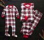 Stewart Plaid Organic Cotton Kids Pajamas