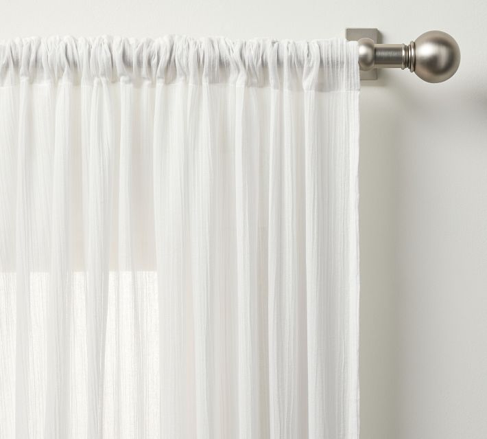 Shadow Stripe Sheer Curtain