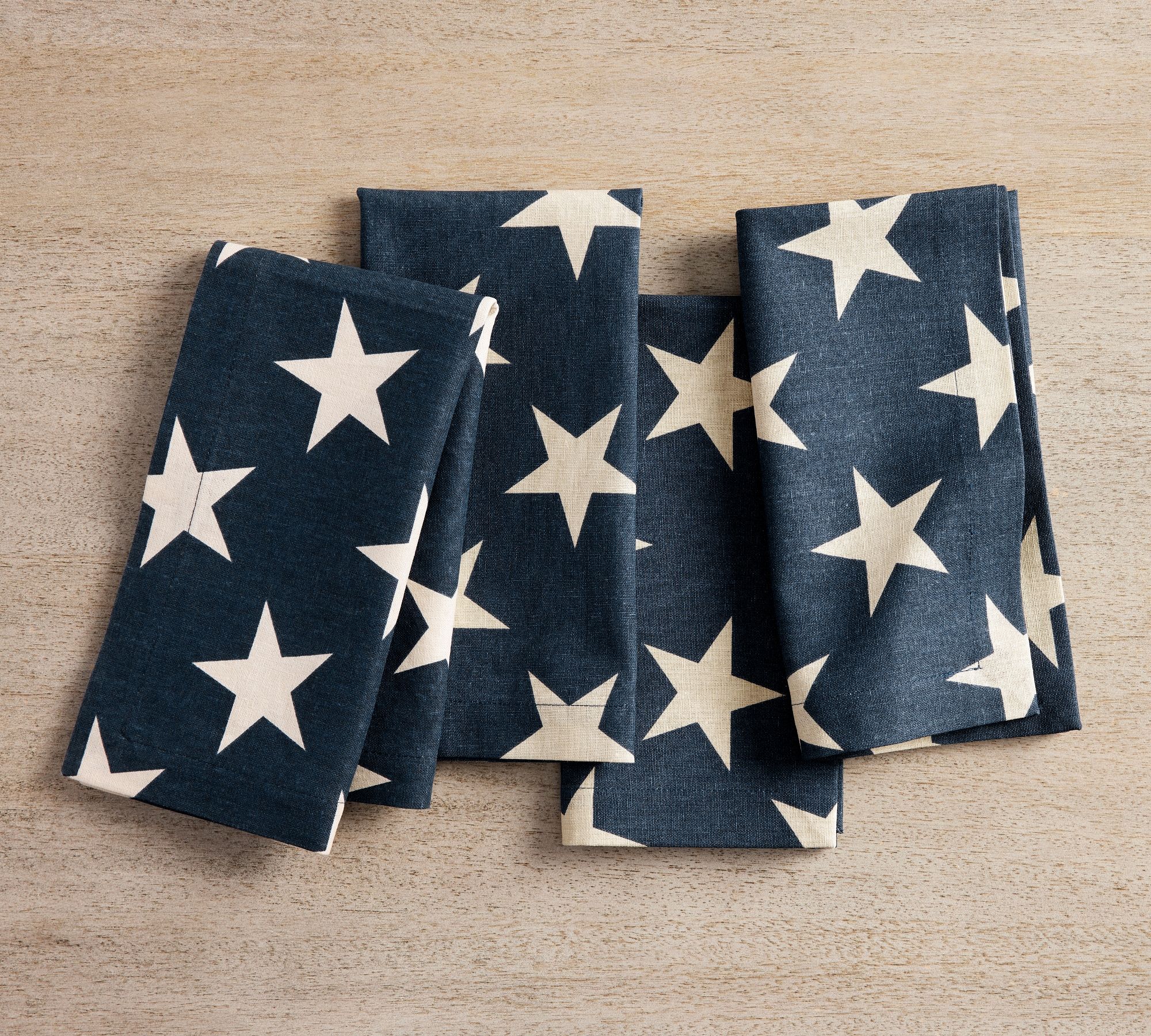 American Flag Cotton/Linen Napkin - Set of 4