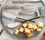 Hammered Metal Handcrafted Stainless Steel Cheese Spreaders - Set of 4