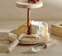 Margot Handcrafted Travertine Cheese Spreaders - Set of 2