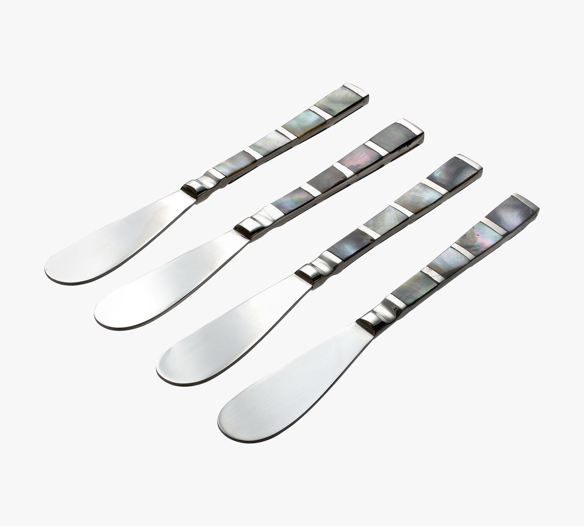 Luster Handcrafted Stainless Steel Cheese Spreaders - Set of 4