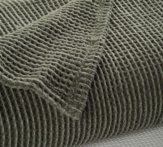 Hotel Waffle Weave Knit Throw Blanket 225cm x 250cm - Norwood Textiles