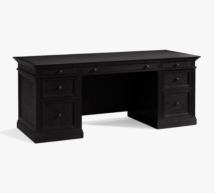 Pottery barn store black desk