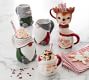 Santa Claus Shaped Handcrafted Ceramic Mugs