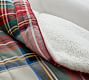 Stewart Plaid Cotton Sherpa Comforter