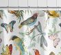 Fauna Bird Cotton Shower Curtain