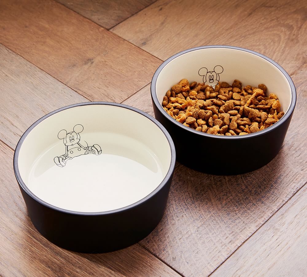 Mickey hot sale dog bowl