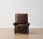 James Roll Arm Leather Recliner