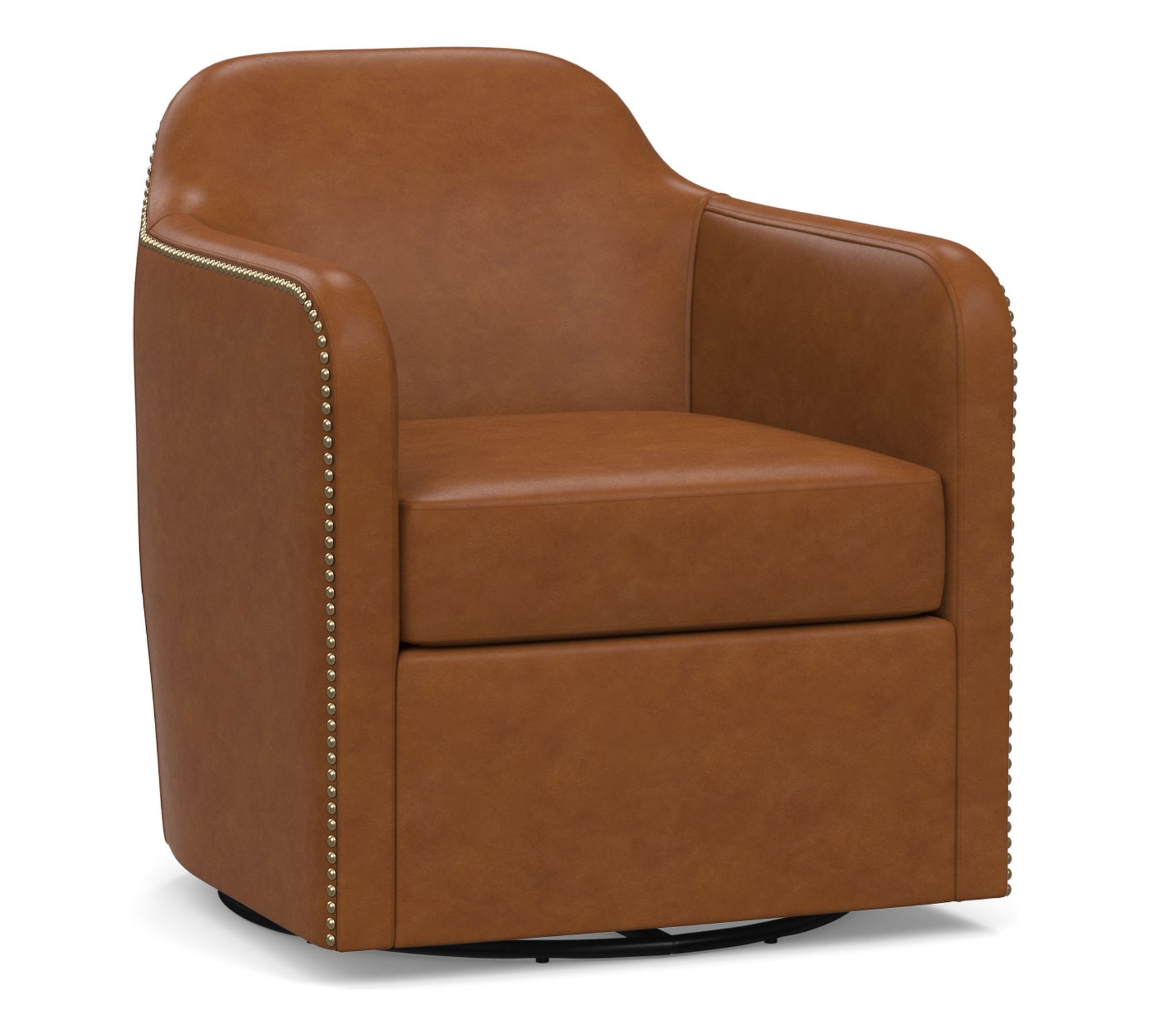 Smyth Leather Swivel Chair