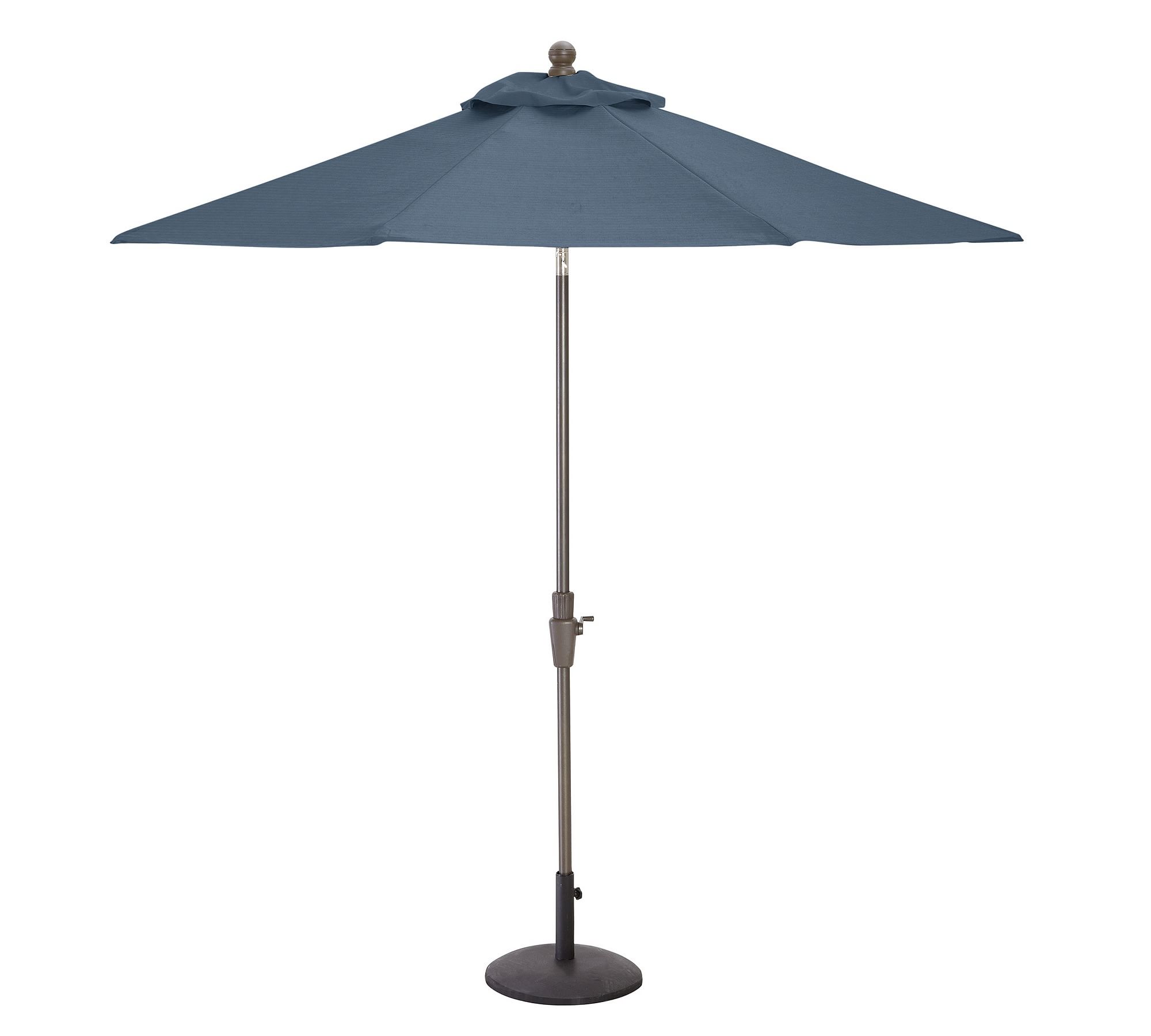 9' Round Outdoor Patio Umbrella – Rustproof Aluminum Tilt Frame