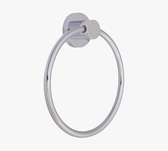 Buy Hindware Towel Ring Brass Chrome Finish Black, F880007GRT Online in  India at Best Prices