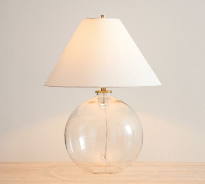 Callaway Recycled Glass Ball Lamp Pottery Barn