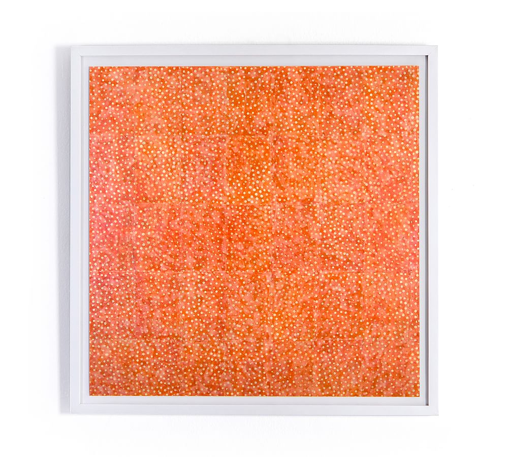 Orange Pearls Framed Prints