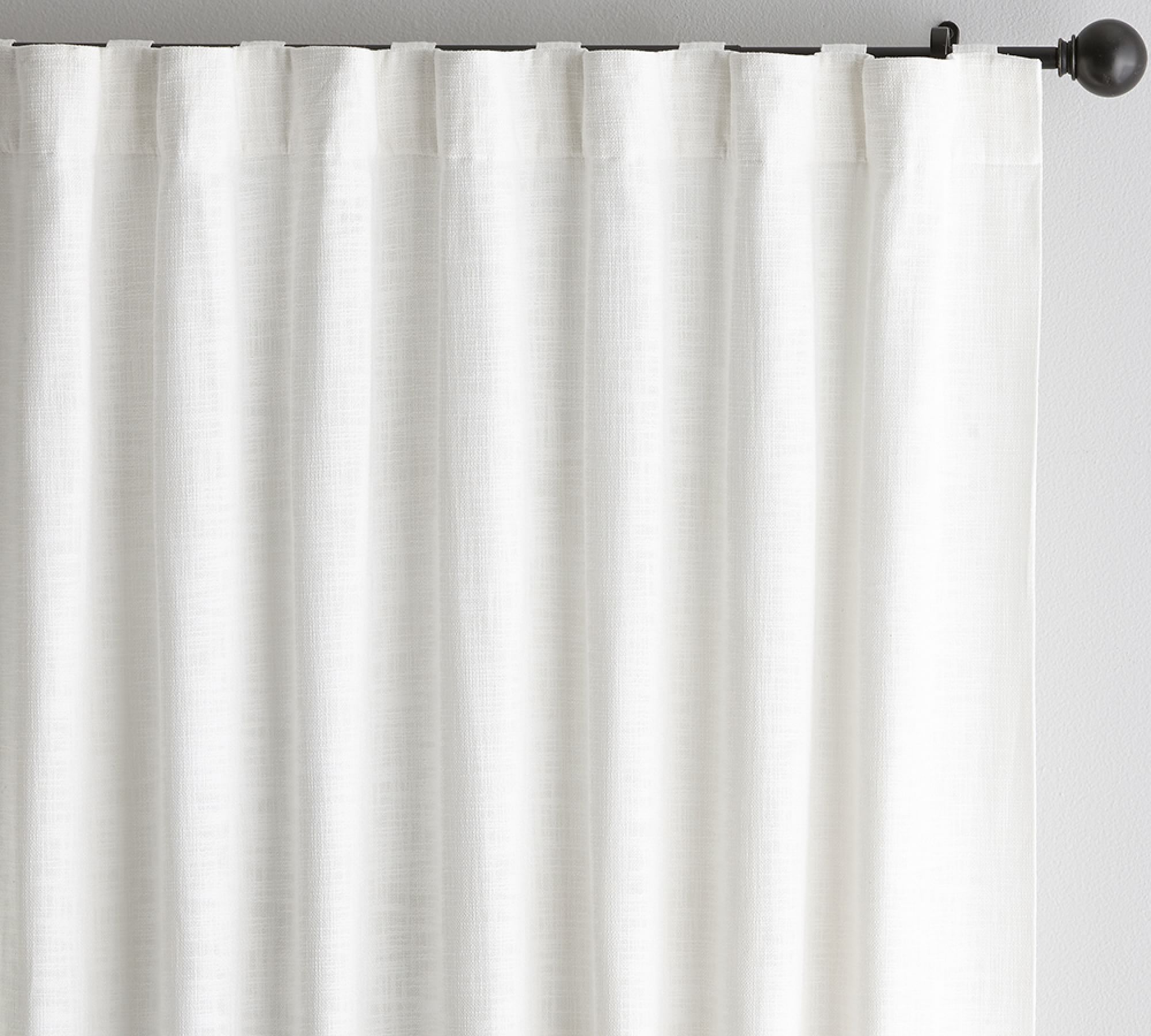 Open Box: Custom Seaton Textured Cotton Curtain