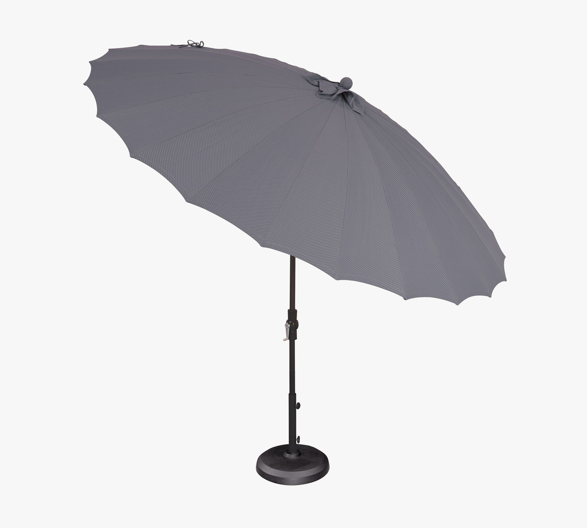 10' Round Portia Outdoor Patio Umbrella - Aluminum Tilt Frame