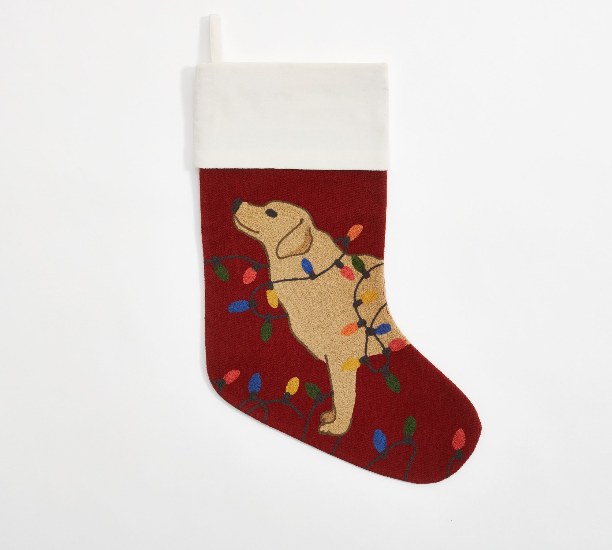 Holiday Icons Crewel Stockings